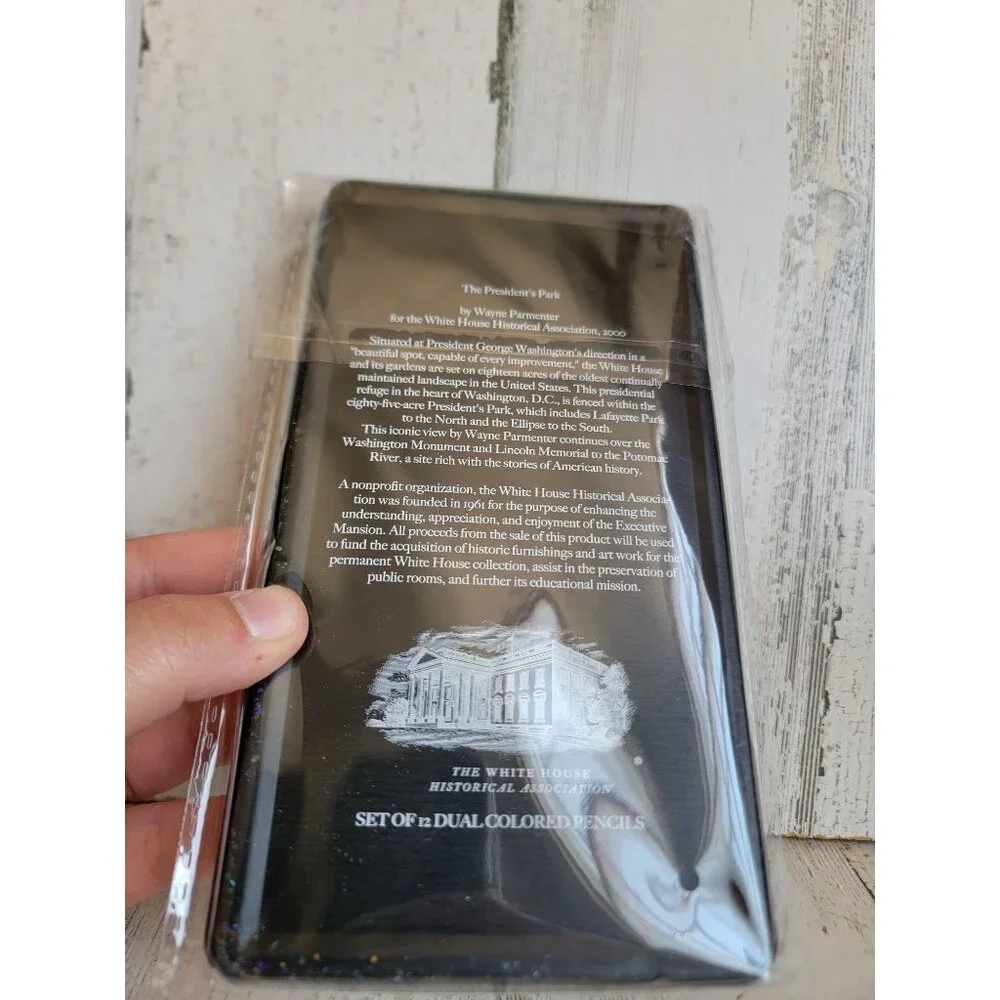 White House colored pencils scenic Case art‎ accessories